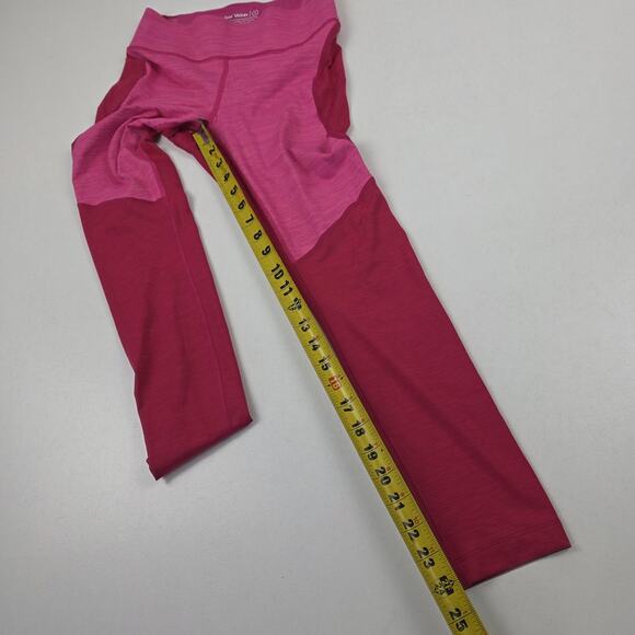 Outdoor Voices Leggings Womens Small Pink Red Colorblock Athletic Yoga Workout - Picture 7 of 10